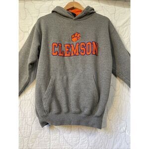 Clemson OVB Embroidered Hoodie LG! Lined  Adjustable Hood VINTAGE!